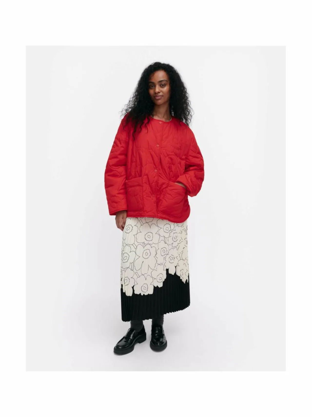 Marimekko Kapseli Piirto Unikko -tikkitakki^ Takit