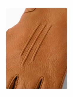 Käsineet<Hestra Karvavuoratut nahkakäsineet CORK (BEIGE)