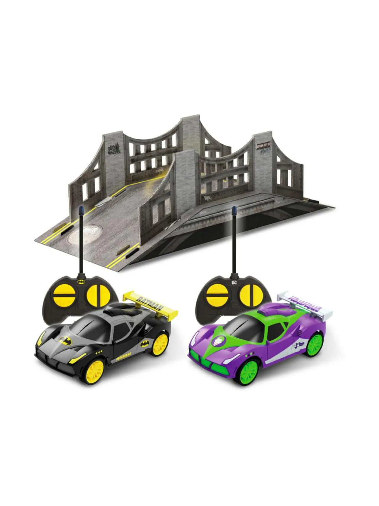 BATMAN Kauko-ohjattavat autot Lepakkomies vs. Jokeri, 2 kpl, 1:28^ Autot Ja Muut Ajoneuvot