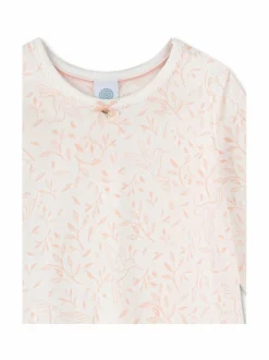 Yöasut & Kylpytakit<Sanetta Kids Bird Frill -pyjamapaita 1948 WHITE PEBBLE