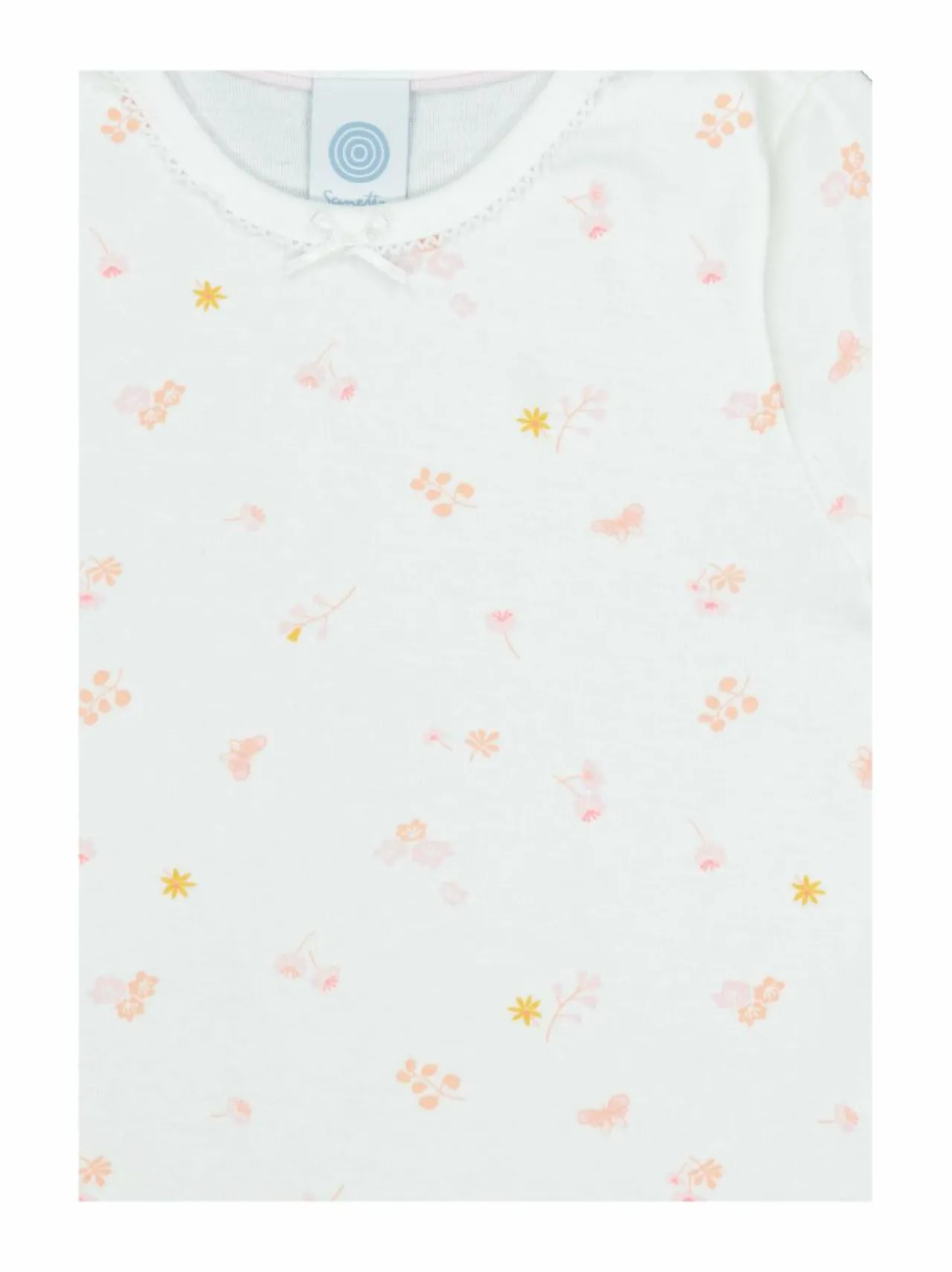Yöasut & Kylpytakit<Sanetta Kids Flower -yöpaita 1948 WHITE PEBBLE