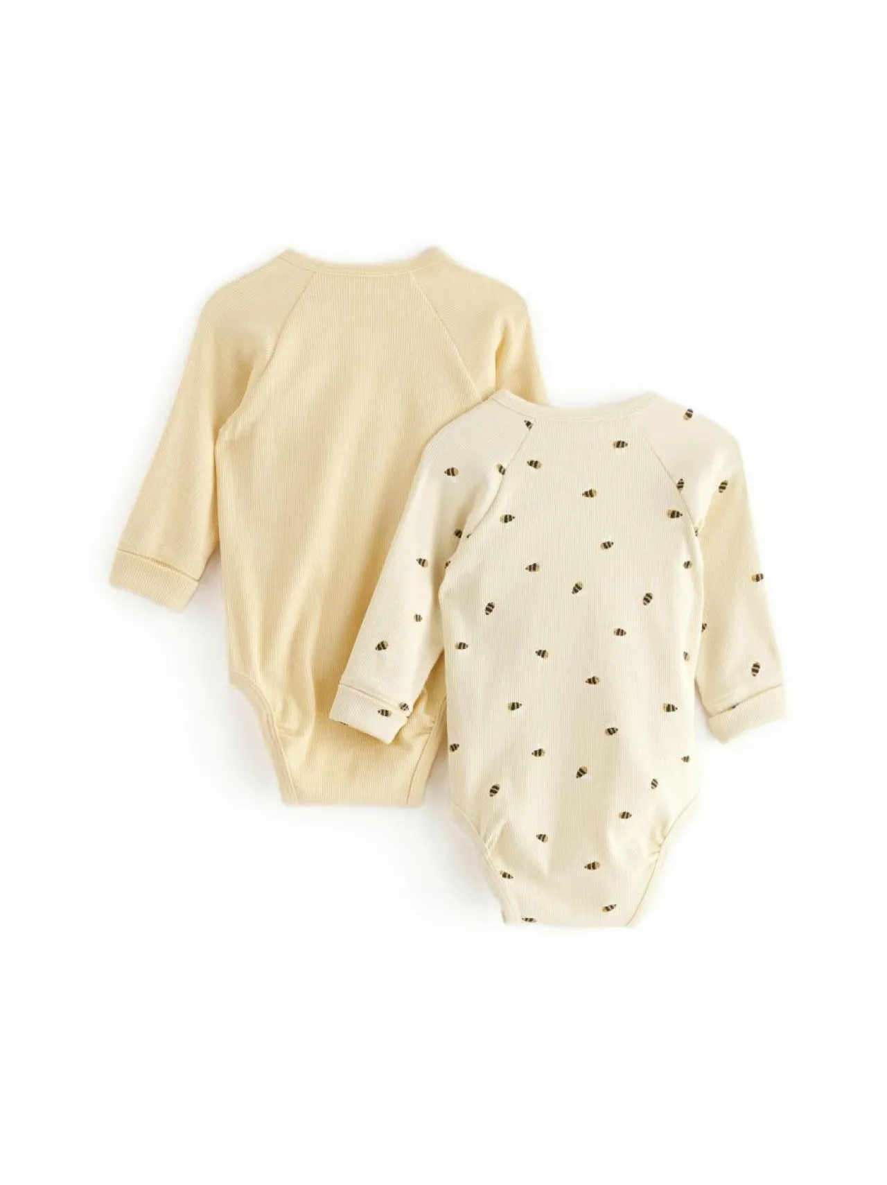 Bodyt & Potkupuvut<Lindex Kietaisubody, 2-pack 1877 LIGHT DUSTY YELLOW