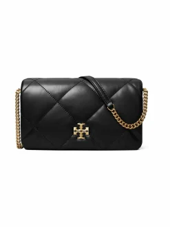 Lompakot & Kotelot<Tory Burch Kira Diamond Quilt Chain -lompakko BLACK