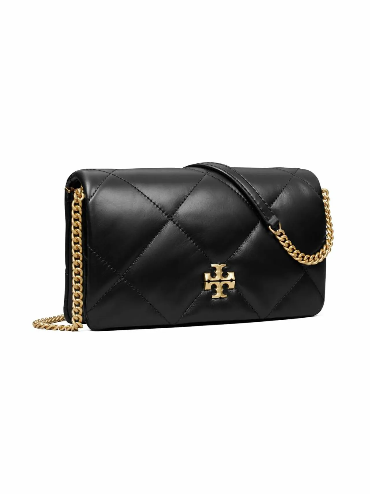 Lompakot & Kotelot<Tory Burch Kira Diamond Quilt Chain -lompakko BLACK