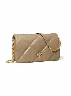 Lompakot & Kotelot<Tory Burch Kira Diamond Quilt Chain -lompakko TAUPE OAK