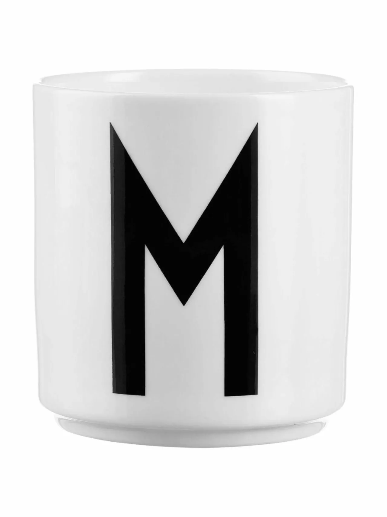 Mukit & Kupit & Asetit<Design Letters Kirjainmuki, M VALKOINEN/MUSTA