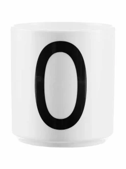 Mukit & Kupit & Asetit<Design Letters Kirjainmuki, O VALKOINEN/MUSTA