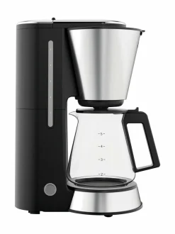 Kahvin- & Vedenkeittimet<WMF KITCHENminis® Aroma -5 kupin kahvinkeitin STEEL, BLACK