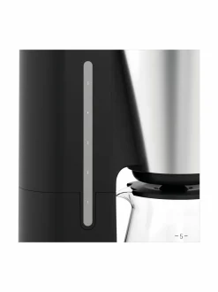 Kahvin- & Vedenkeittimet<WMF KITCHENminis® Aroma -5 kupin kahvinkeitin STEEL, BLACK