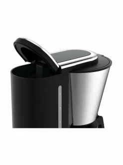 Kahvin- & Vedenkeittimet<WMF KITCHENminis® Aroma -5 kupin kahvinkeitin STEEL, BLACK