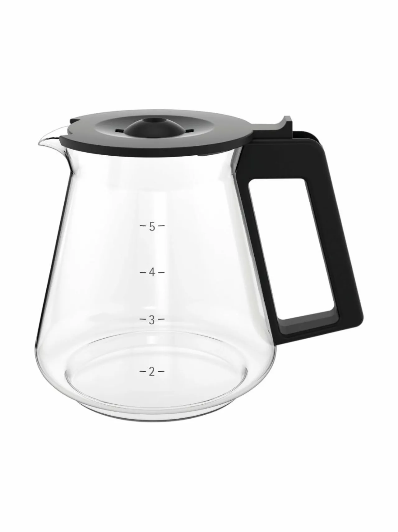 Kahvin- & Vedenkeittimet<WMF KITCHENminis® Aroma -5 kupin kahvinkeitin STEEL, BLACK