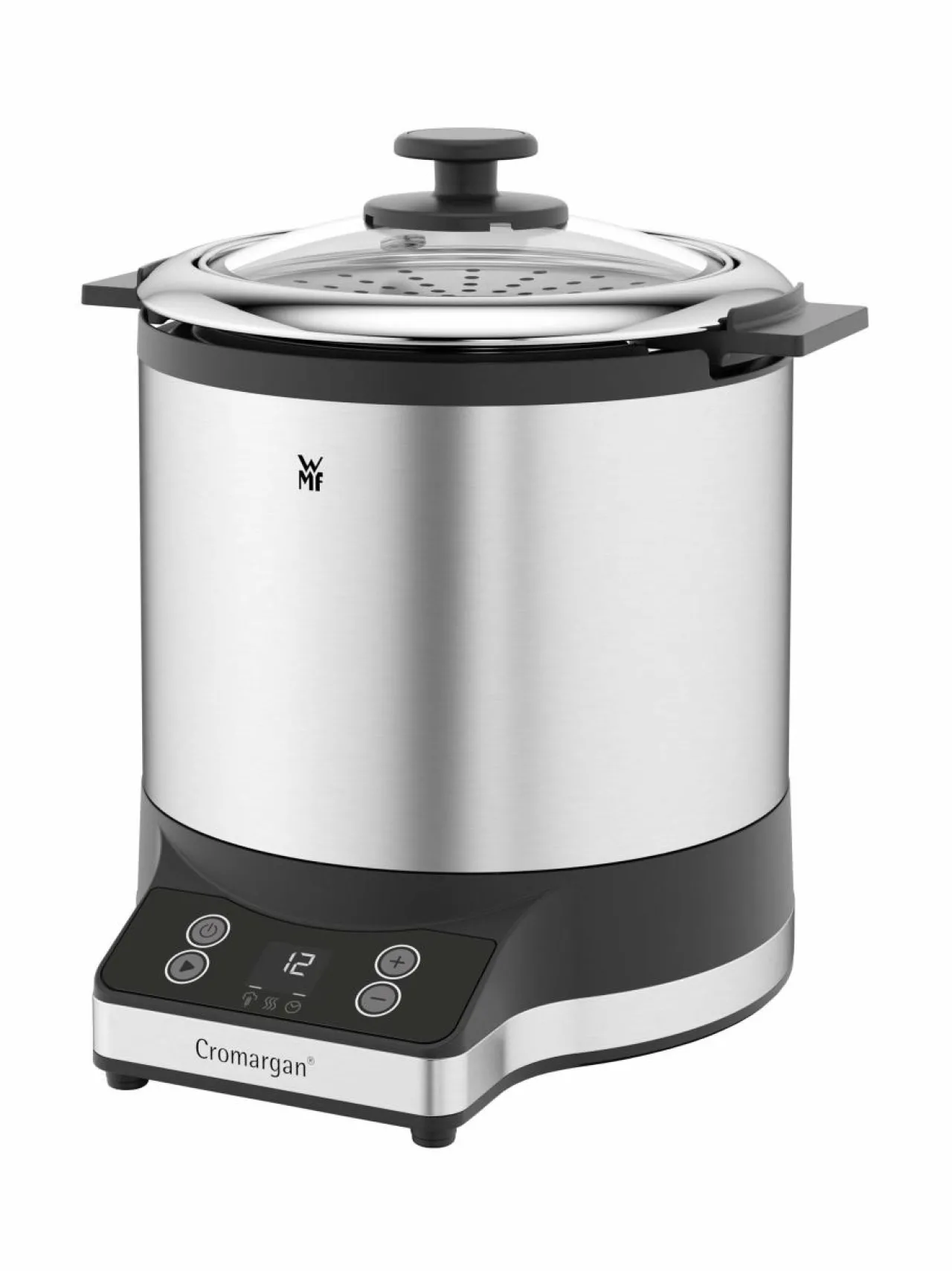 Muut Keittiölaitteet<WMF KitchenMinis® Rice Cooker With To-Go Lunch Box -riisinkeitin CROMARGAN STEEL