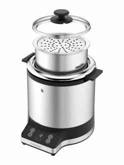 Muut Keittiölaitteet<WMF KitchenMinis® Rice Cooker With To-Go Lunch Box -riisinkeitin CROMARGAN STEEL