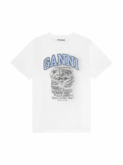 Ganni Kitty Margot Relaxed t-paita^ Paidat & Puserot
