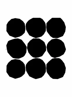 Keittiö- & Kattaustekstiilit<Marimekko Kivet-paperilautasliina 33 x 33 cm, 50 kpl BLACK