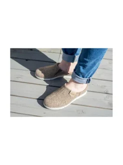 Aamutossut<Pomar KIVI Naisten huopatossut SAND FELT