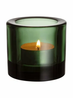 Kynttilät & Lyhdyt<Iittala Kivi-kynttilälyhty 6 cm HAVUNVIHREÄ