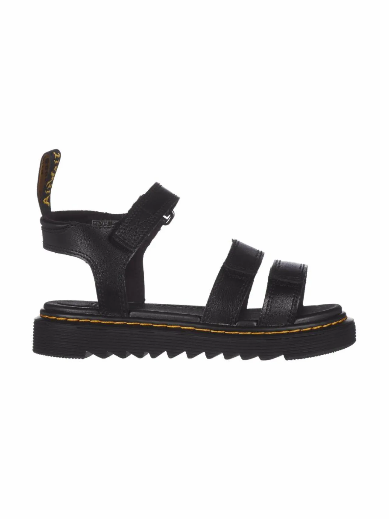 Sandaalit<Dr. Martens Klaire-nahkasandaalit BLACK