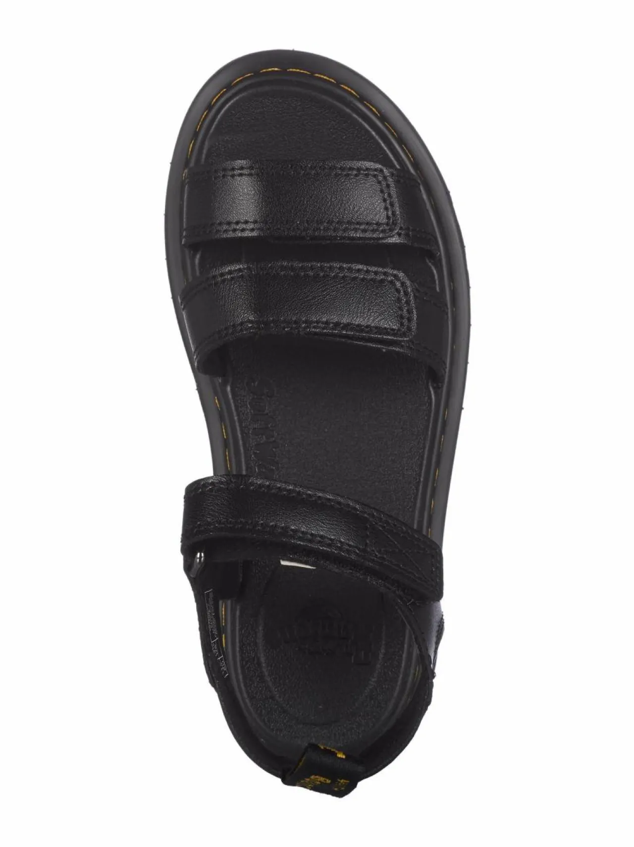 Sandaalit<Dr. Martens Klaire-nahkasandaalit BLACK