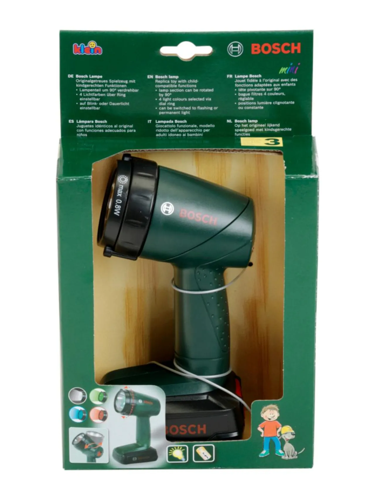 Roolileikit<BOSCH KLEIN Lamppu