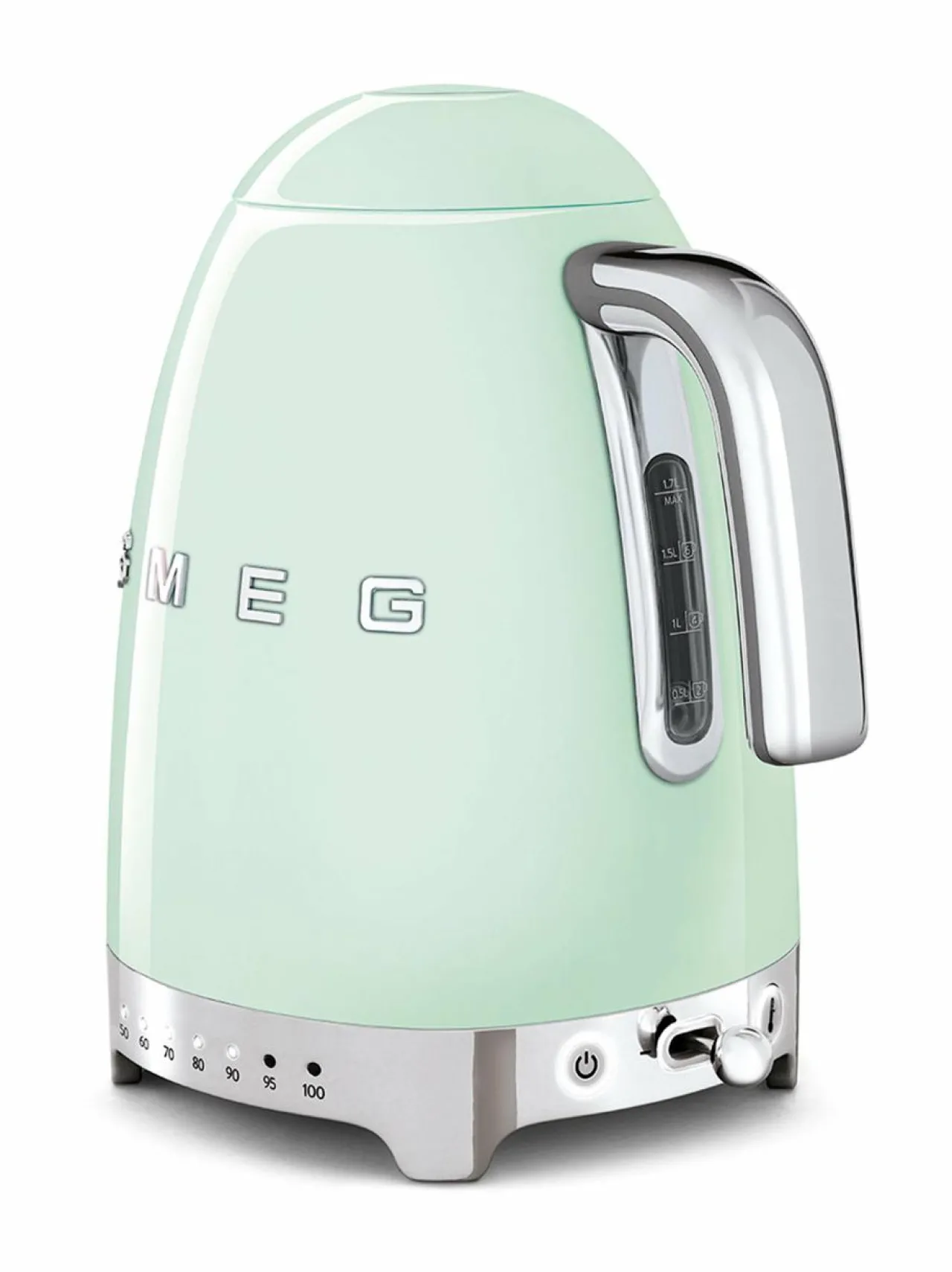 Kahvin- & Vedenkeittimet<Smeg KLF04PGEU-vedenkeitin 1,7 l MINTUNVIHREÄ
