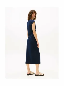 Mekot<Tommy Hilfiger Knot Boat Neck -midimekko C1G DARK NIGHT NAVY