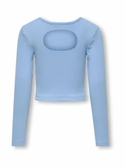 Colleget & Hupparit|Colleget & Hupparit<KIDS ONLY KogNessa Life Contrast Cutout -paita OPEN AIR DETAIL:CUT OUT BACK HOLE