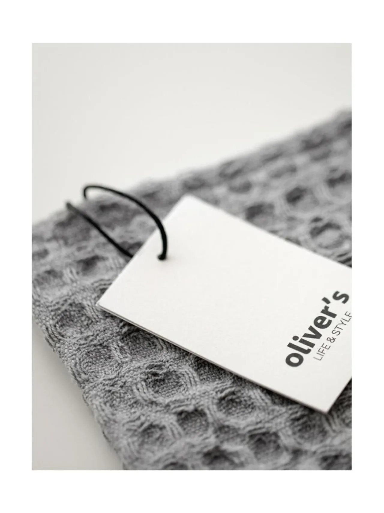 Oliver's Life & Style Koiran tassupyyhe, 2 kpl, harmaa^ Hoitotuotteet Ja -Tarvikkeet