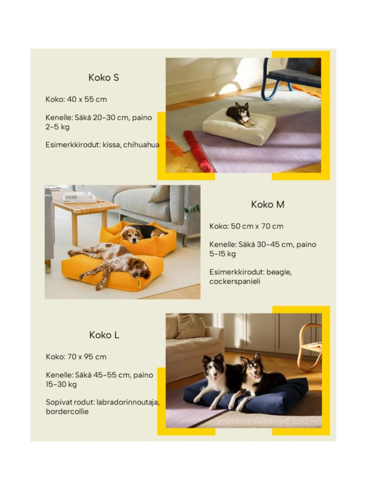 Kanto Koiranpeti Oksa x Kvadrat^ Pedit Ja Makuualustat