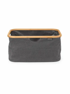 Pyykkihuolto<Brabantia Kokoontaittuva pyykkikori, 40L PEPPER BLACK