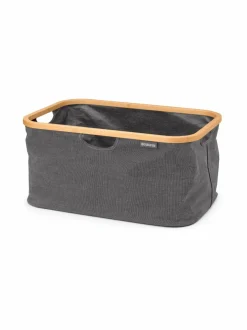 Pyykkihuolto<Brabantia Kokoontaittuva pyykkikori, 40L PEPPER BLACK