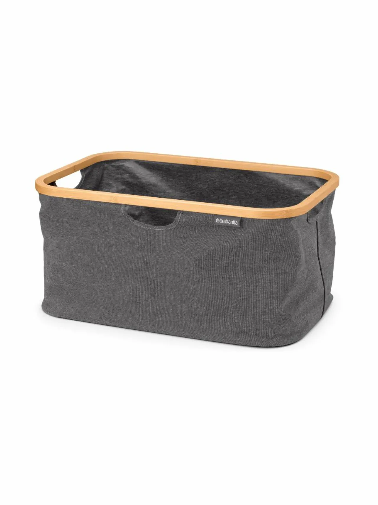 Pyykkihuolto<Brabantia Kokoontaittuva pyykkikori, 40L PEPPER BLACK