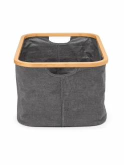 Pyykkihuolto<Brabantia Kokoontaittuva pyykkikori, 40L PEPPER BLACK