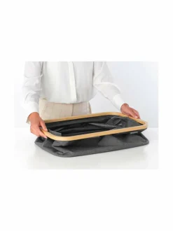 Pyykkihuolto<Brabantia Kokoontaittuva pyykkikori, 40L PEPPER BLACK