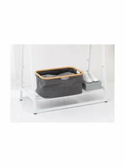 Pyykkihuolto<Brabantia Kokoontaittuva pyykkikori, 40L PEPPER BLACK