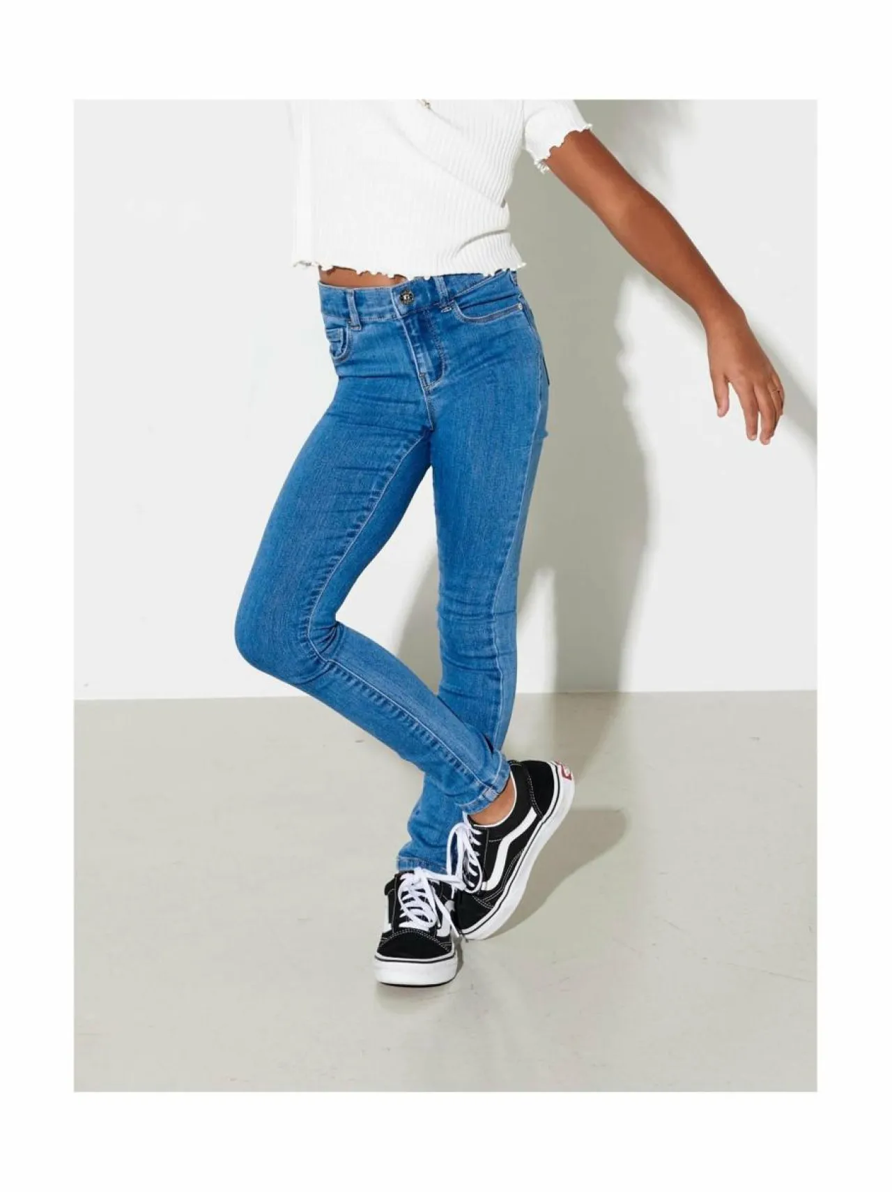 Farkut<KIDS ONLY Konrain Life Skinny -farkut MEDIUM BLUE DENIM