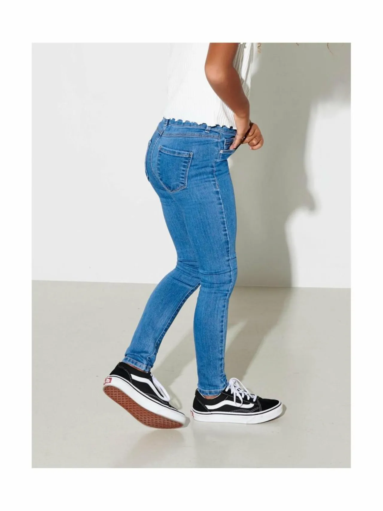 Farkut<KIDS ONLY Konrain Life Skinny -farkut MEDIUM BLUE DENIM
