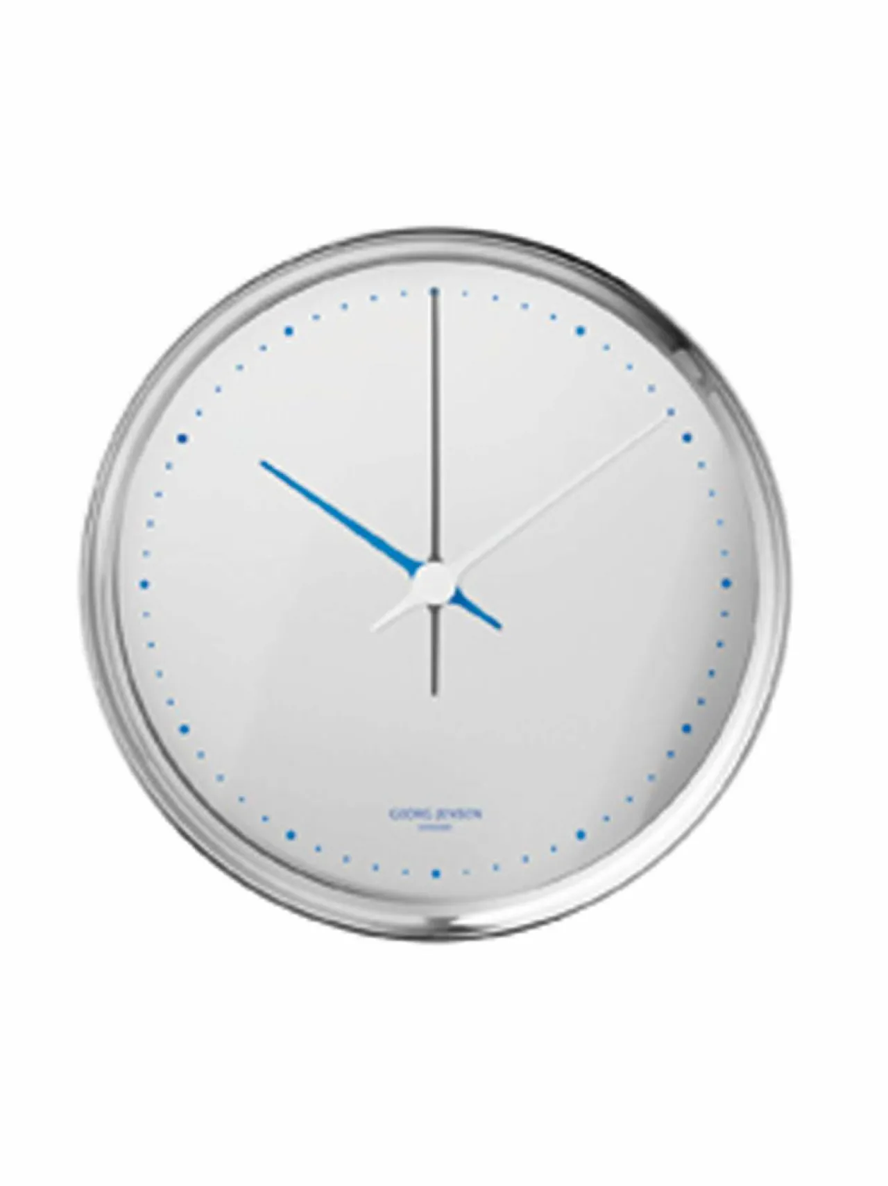 Georg Jensen Koppel-seinäkello 22 cm^ Peilit, Kellot & Kehykset