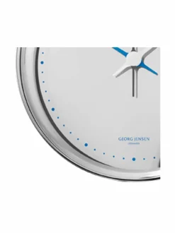 Georg Jensen Koppel-seinäkello 22 cm^ Peilit, Kellot & Kehykset