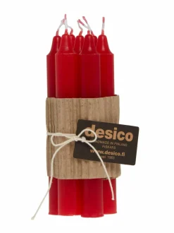 Kynttilät & Lyhdyt<Desico Kruunukynttilä 7 kpl RED