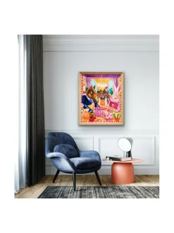 Taulut & Julisteet<Pia Rydman Art Kukat syödään viimeisenä, 110x90 cm, öljyvärimaalaus, Pia Rydman