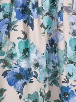 Mekot & Hameet|Mekot & Hameet<KAIKO Kukkamekko 3/4-hihoilla MOSS ROSE/AQUA