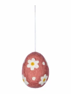Koriste-Esineet<Pentik Kukkamuna-huopakoriste 7 cm PINK