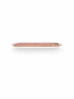 Tarjoiluastiat<PIP Studio La Majorelle -kakkutarjotin 33.3 x 15.5 cm PINK
