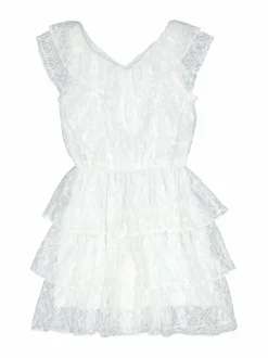 Mekot & Hameet<Lindex Lace Flounces -pitsimekko 300 OFF WHITE