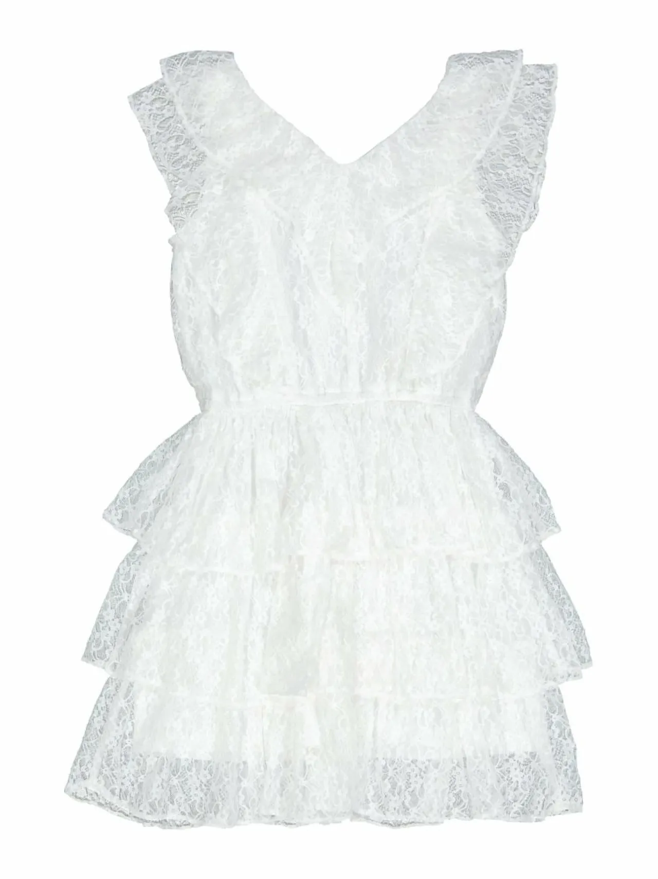 Mekot & Hameet<Lindex Lace Flounces -pitsimekko 300 OFF WHITE