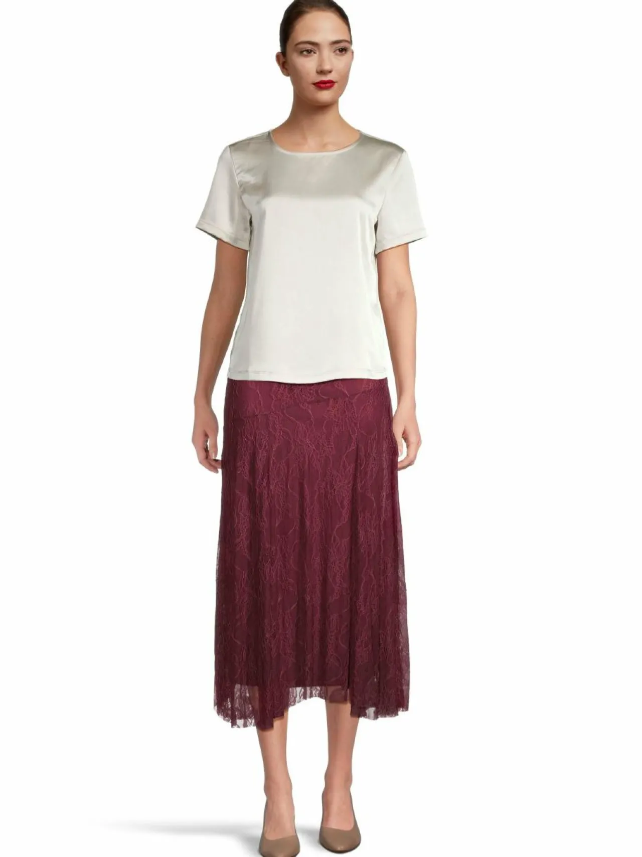 Hameet<rich & royal Lace Midi -hame RUBY GLOW 599