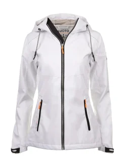 Urheilutakit<Luoto LAINE Naisten softshell takki WHITE