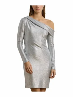 Mekot<Lauren Ralph Lauren Lakesta-cocktailmekko PEWTER/SILVER FOIL