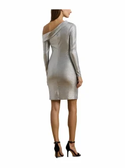 Mekot<Lauren Ralph Lauren Lakesta-cocktailmekko PEWTER/SILVER FOIL